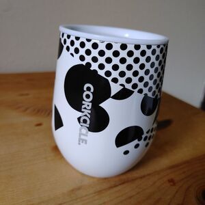 Corkcicle 2312MDE 12 oz Stemless Monodot White  - NWT